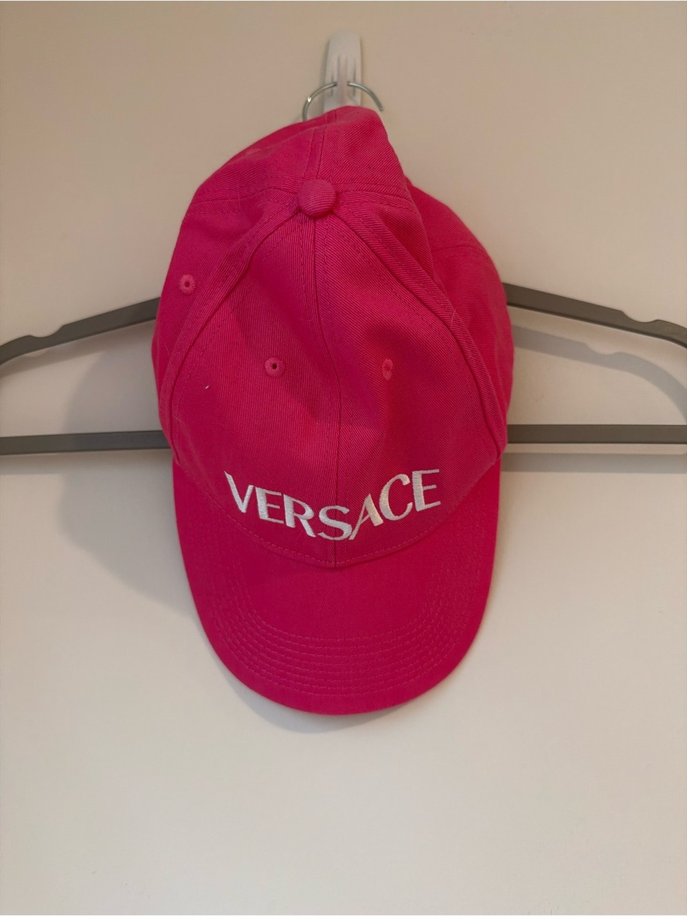 Versace Women’s Pink Logo Baseball Cap